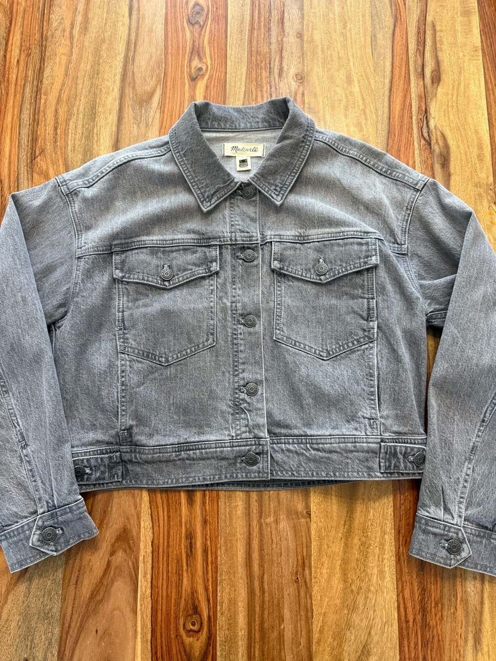 Madewell Button-Front Denim Jacket in Hallandale Wash